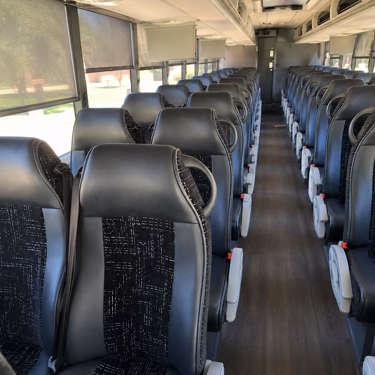 Charlotte School Event Transportation party bus exterior